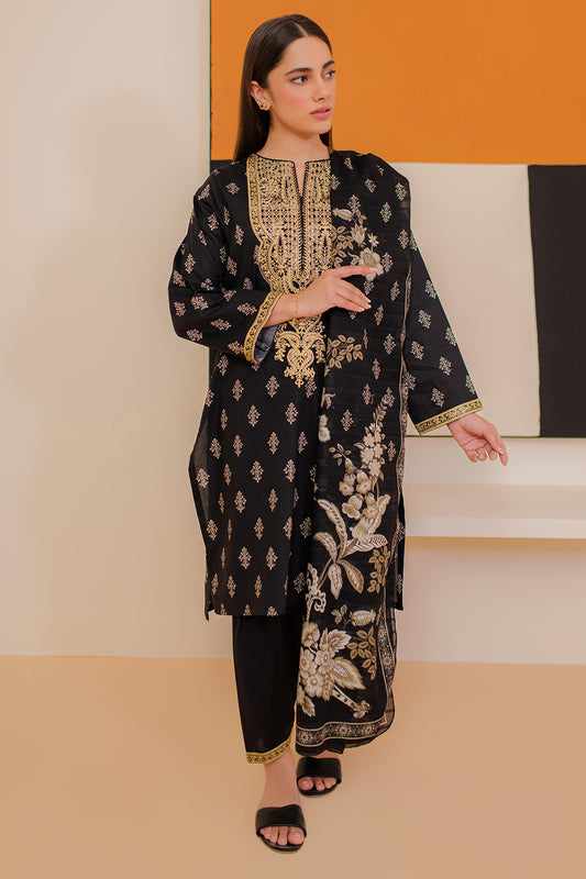 Embroidered Kurta Dupatta Trouser - 2831