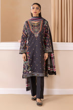 Embroidered Kurta Dupatta Trouser - 2834