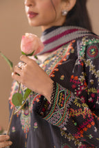 Embroidered Kurta Dupatta Trouser - 2834