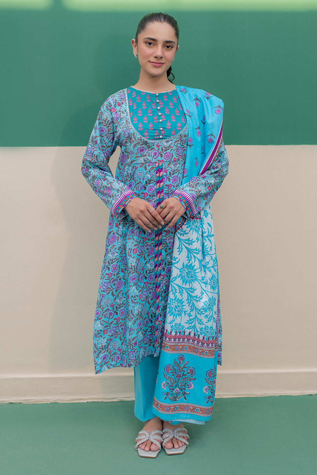 Kurta Dupatta Trouser - 2856