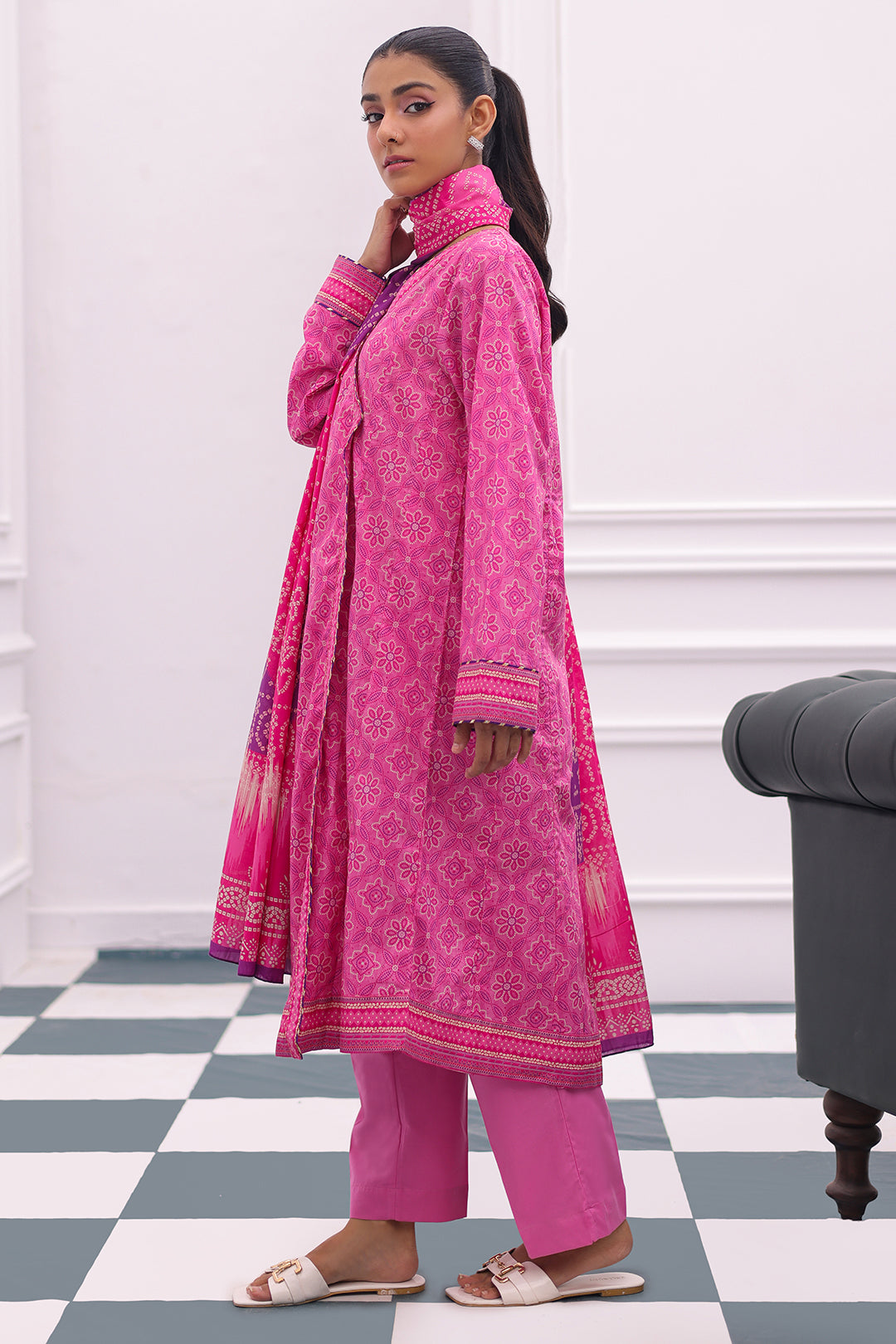 Kurta Dupatta Trouser - 2888