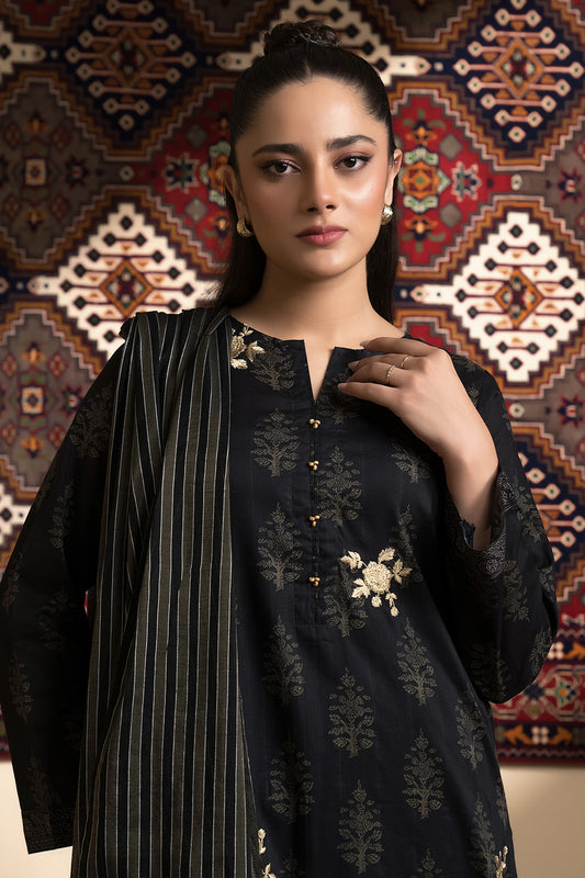 Embroidered Kurta Dupatta Trouser - 2298