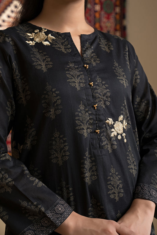 Embroidered Kurta Dupatta Trouser - 2298
