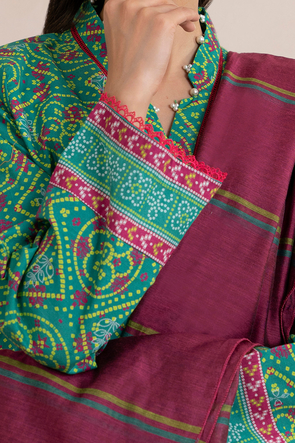 Kurta Dupatta Trouser - 3226