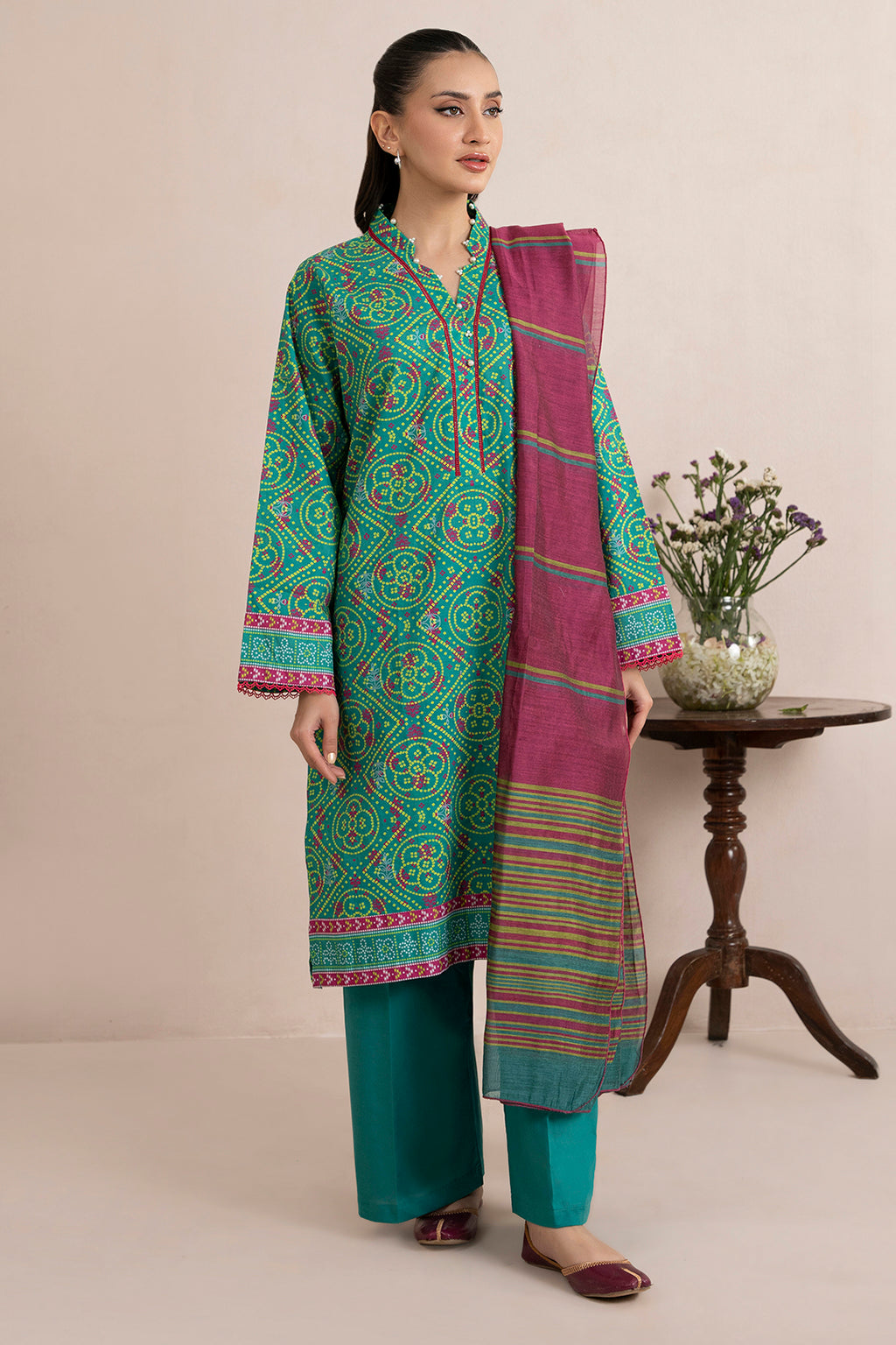 Kurta Dupatta Trouser - 3226