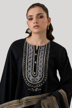 Embroidered Kurta Dupatta Trouser - 3229