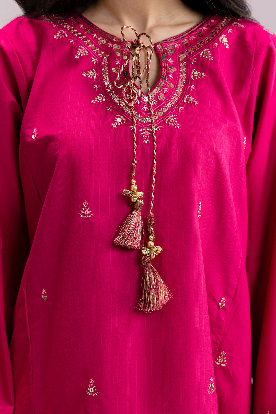 Embroidered Kurta Dupatta Trouser - 3230