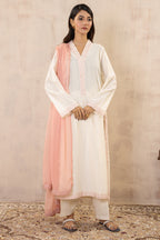 Embroidered Kurta Dupatta Trouser - 3333