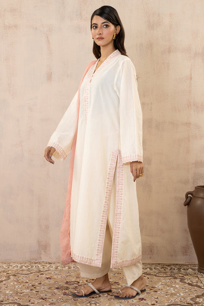 Embroidered Kurta Dupatta Trouser - 3333