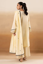 Embroidered Kurta Dupatta Trouser - 3334