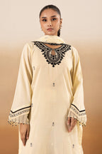 Embroidered Kurta Dupatta Trouser - 3334