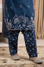 Embroidered Kurta Dupatta Trouser - 3335
