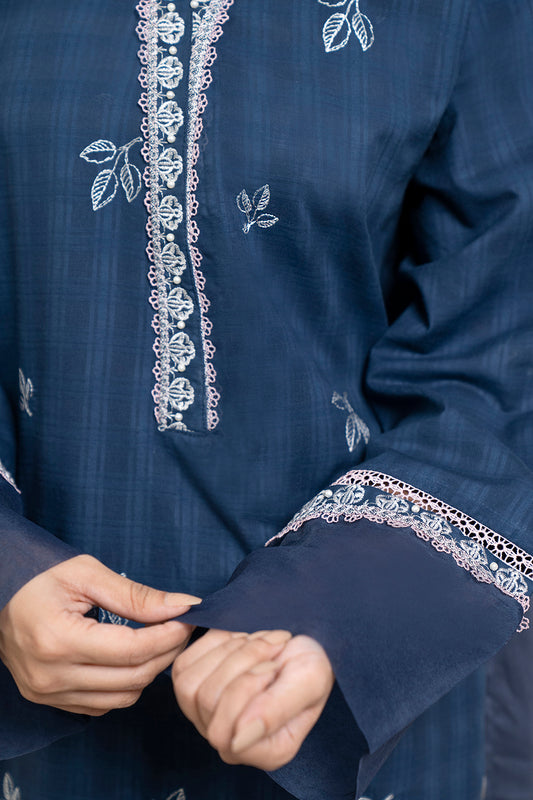 Embroidered Kurta Dupatta Trouser - 3335