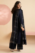 Embroidered Kurta Dupatta Trouser - 3337