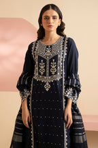 Embroidered Kurta Dupatta Trouser - 3337