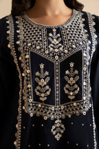 Embroidered Kurta Dupatta Trouser - 3337