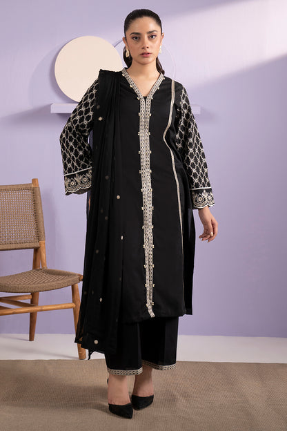 Embroidered Kurta Dupatta Trouser - 3339