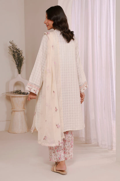 Embroidered Kurta Dupatta Trouser - 3340