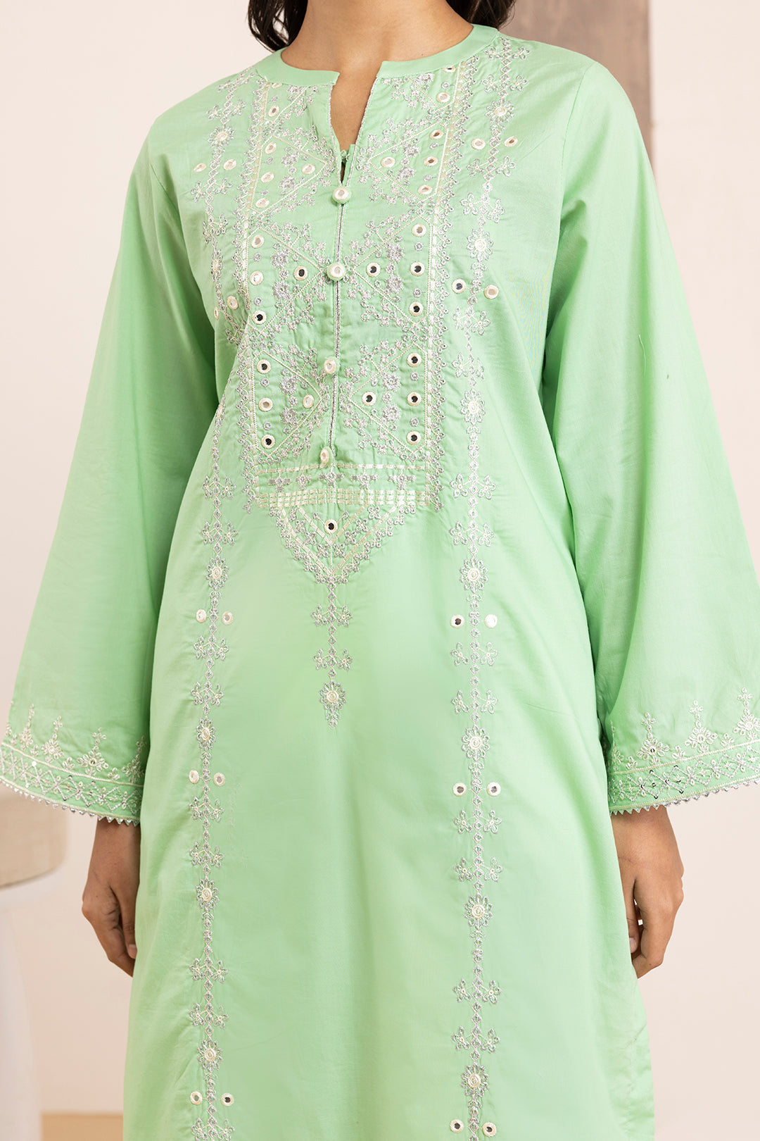 Embroidered Kurta Dupatta Trouser - 3341