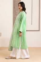 Embroidered Kurta Dupatta Trouser - 3341
