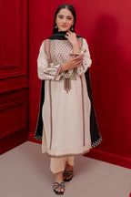 Embroidered Kurta Dupatta Trouser - 3342