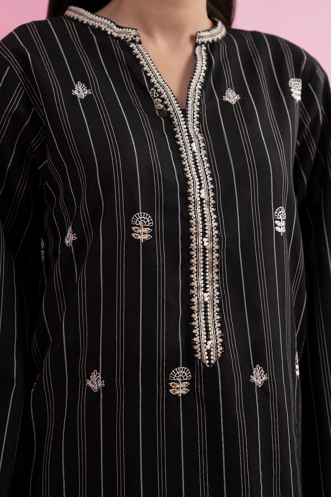 Embroidered Kurta Dupatta Trouser - 3415