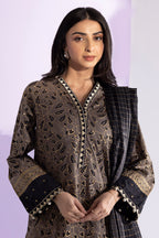 Embroidered Kurta Dupatta Trouser - 3421