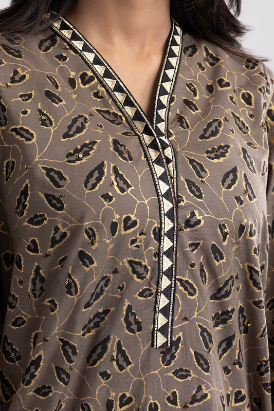 Embroidered Kurta Dupatta Trouser - 3421