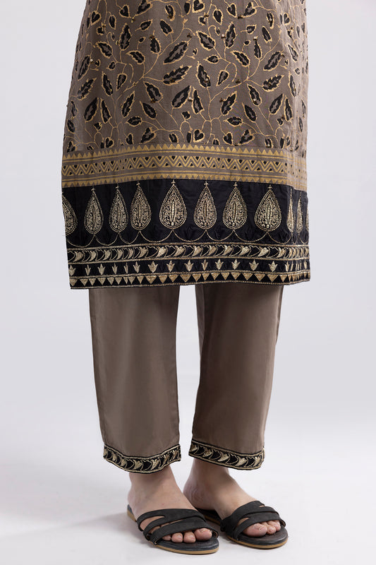 Embroidered Kurta Dupatta Trouser - 3421