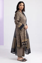 Embroidered Kurta Dupatta Trouser - 3421