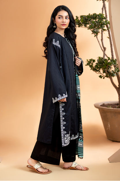 Embroidered Kurta Dupatta - 2505