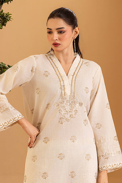 Embroidered Kurta Trouser - 2507