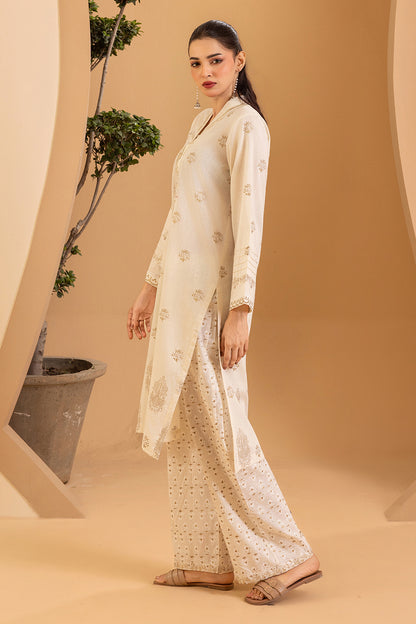 Embroidered Kurta Trouser - 2507