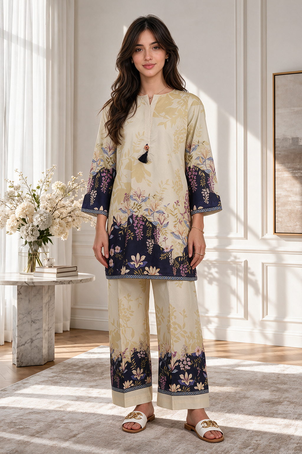 Kurta Trouser - 2625