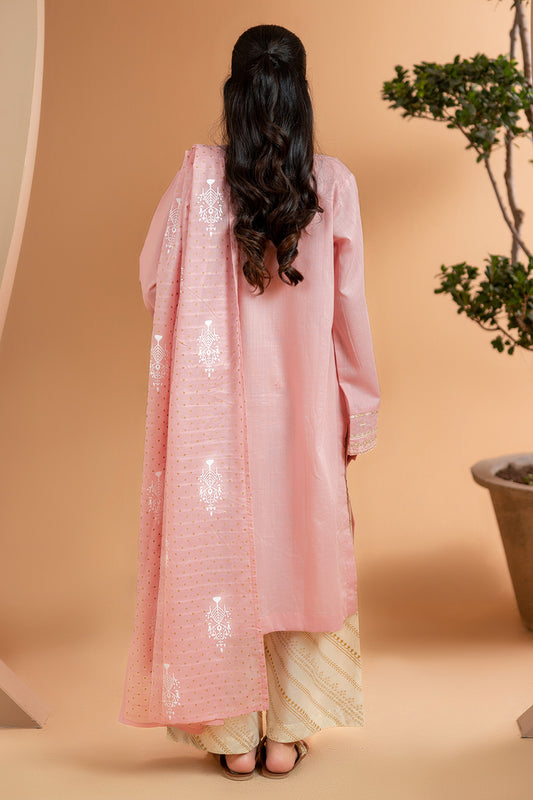 Embroidered Kurta Dupatta Trouser - 2500