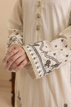 Embroidered Kurta Dupatta Trouser - 2502