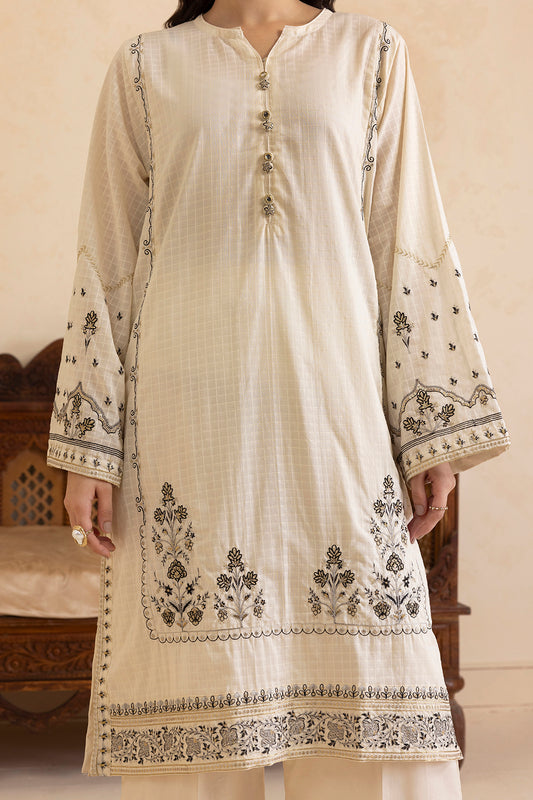 Embroidered Kurta Dupatta Trouser - 2502