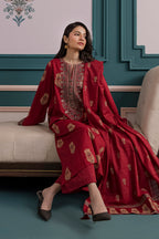 Embroidered Kurta Dupatta Trouser - 2503