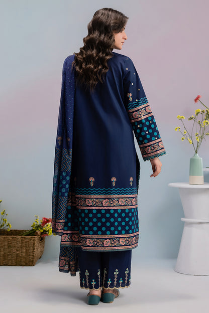 Embroidered Kurta Dupatta Trouser - 2510