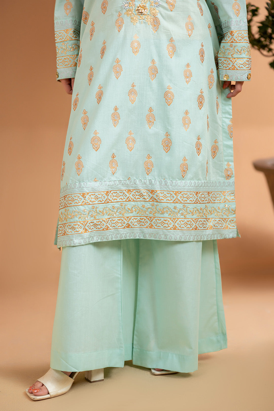 Embroidered Kurta Dupatta Trouser - 2511