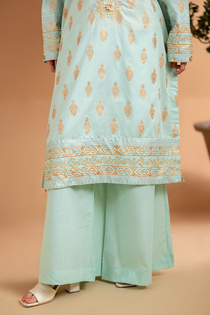 Embroidered Kurta Dupatta Trouser - 2511