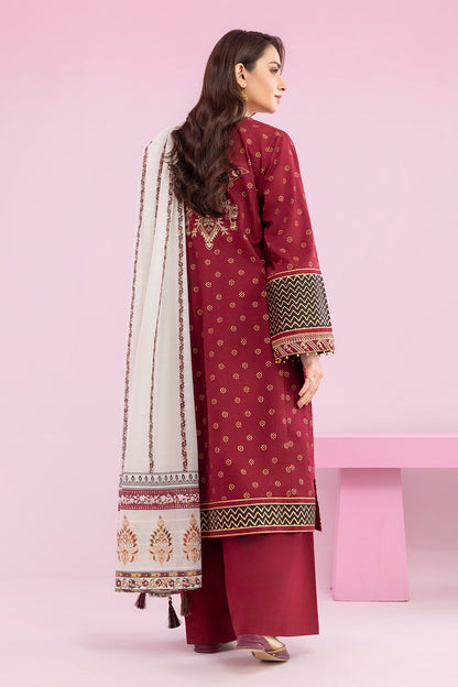 Embroidered Kurta Dupatta Trouser - 2512