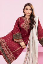 Embroidered Kurta Dupatta Trouser - 2512