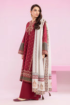 Embroidered Kurta Dupatta Trouser - 2512