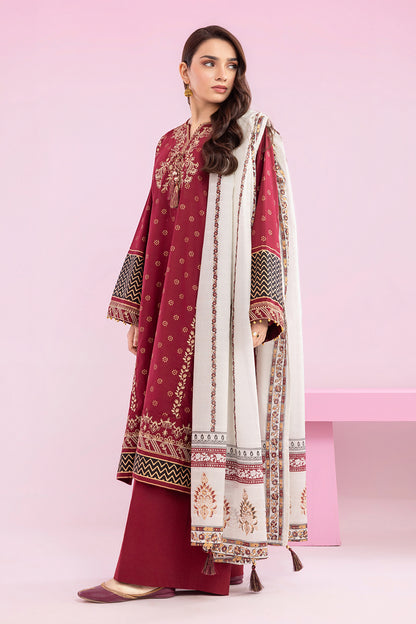 Embroidered Kurta Dupatta Trouser - 2512