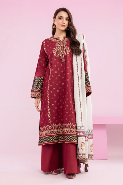 Embroidered Kurta Dupatta Trouser - 2512