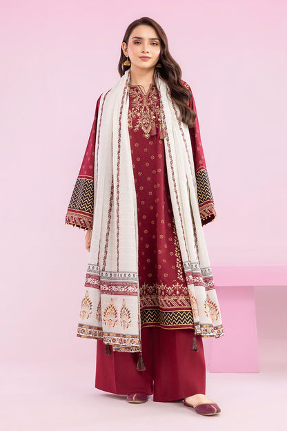 Embroidered Kurta Dupatta Trouser - 2512