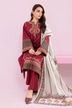 Embroidered Kurta Dupatta Trouser - 2512
