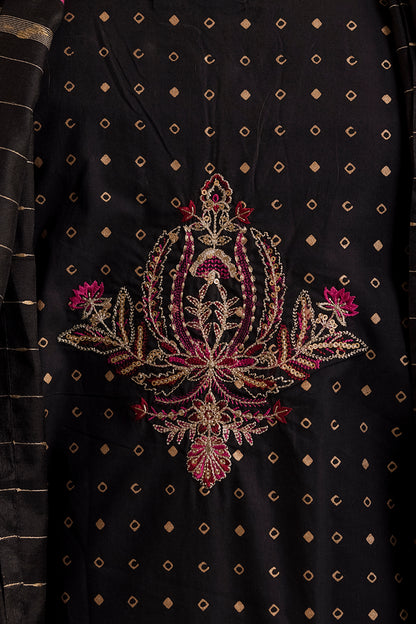 Embroidered Kurta Dupatta Trouser - 2514