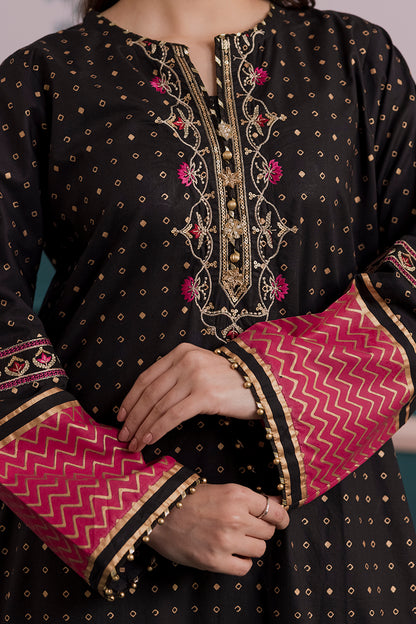 Embroidered Kurta Dupatta Trouser - 2514
